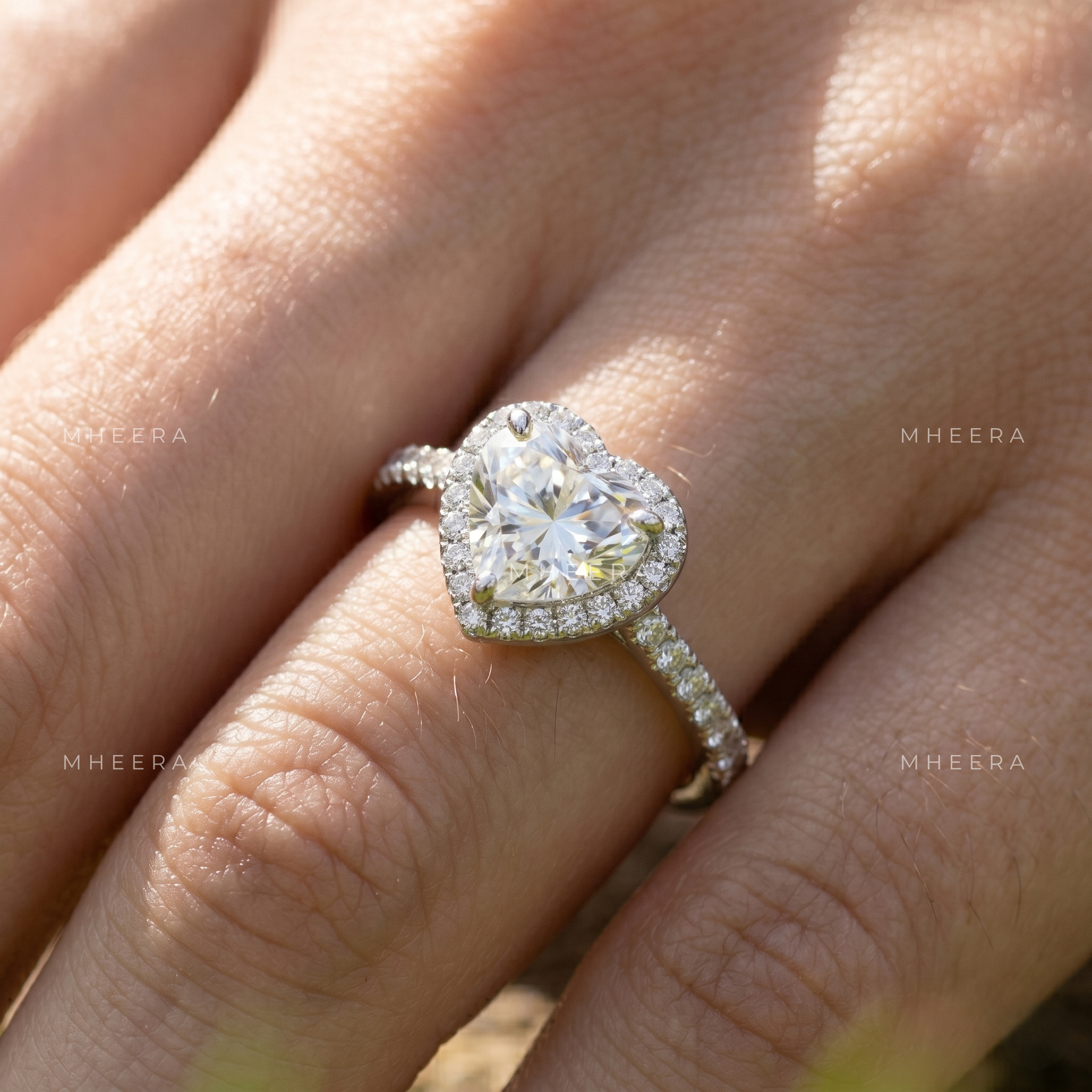 Enchanted Heart Brilliance Lab-Grown Diamond Engagement Ring