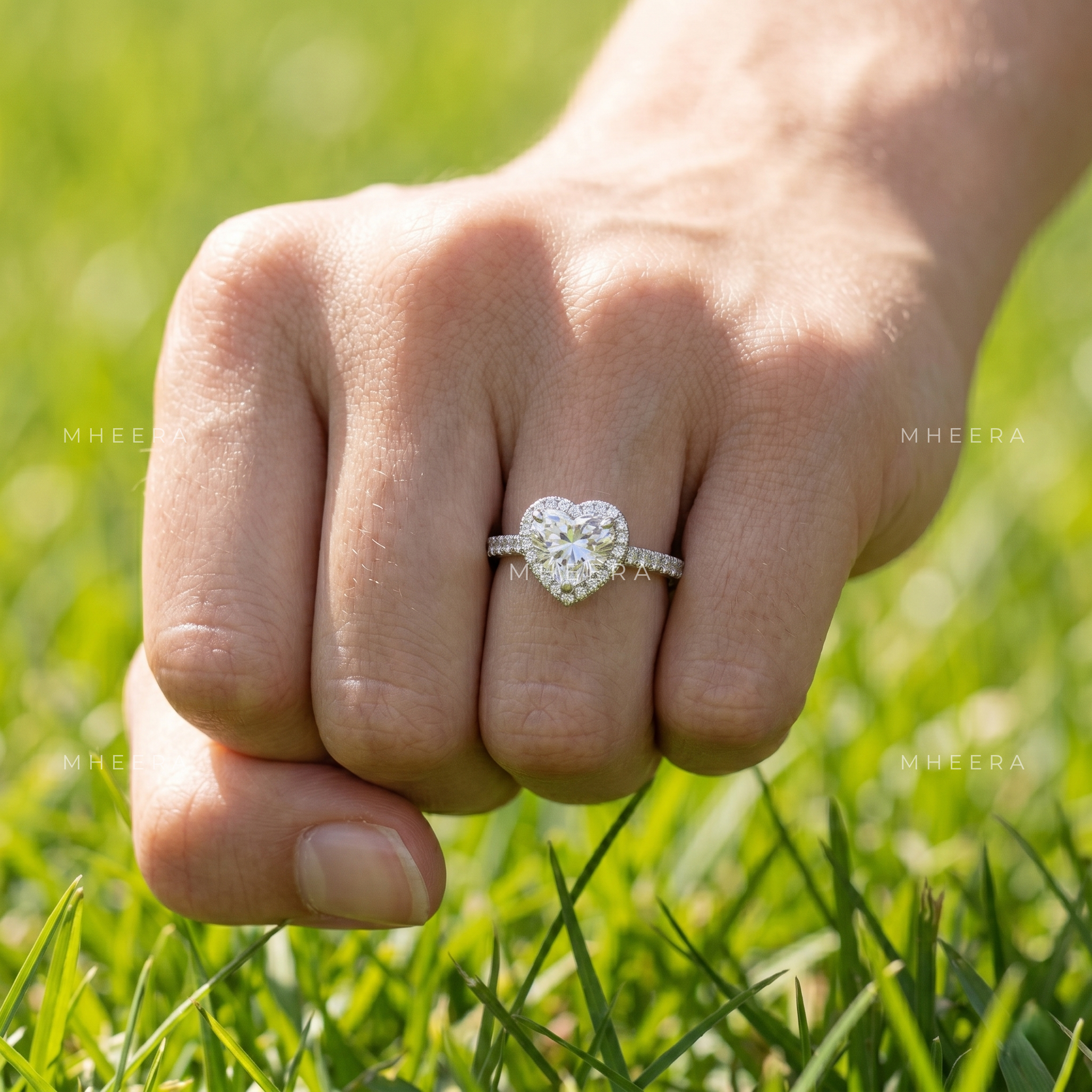 Enchanted Heart Brilliance Lab-Grown Diamond Engagement Ring