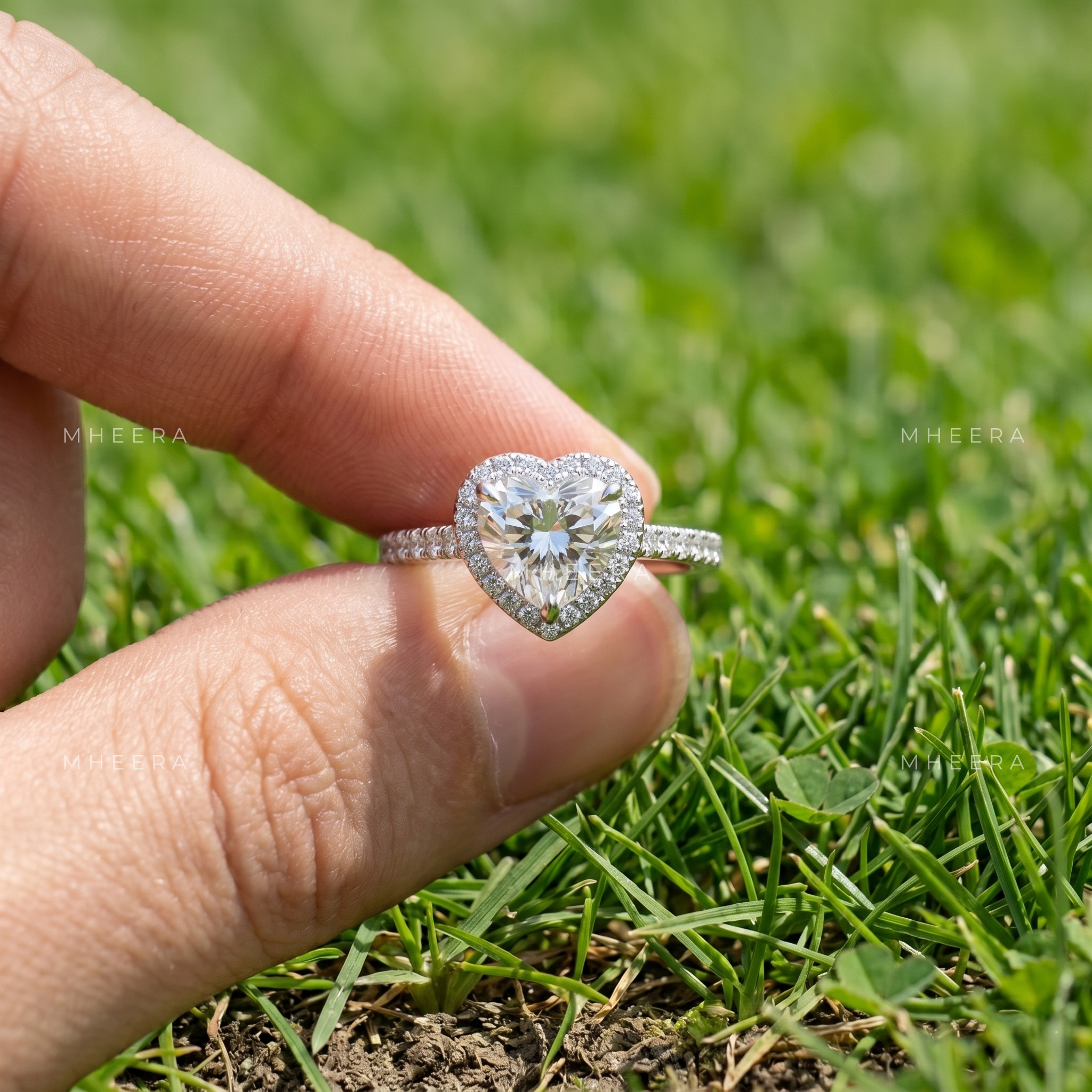 Enchanted Heart Brilliance Lab-Grown Diamond Engagement Ring
